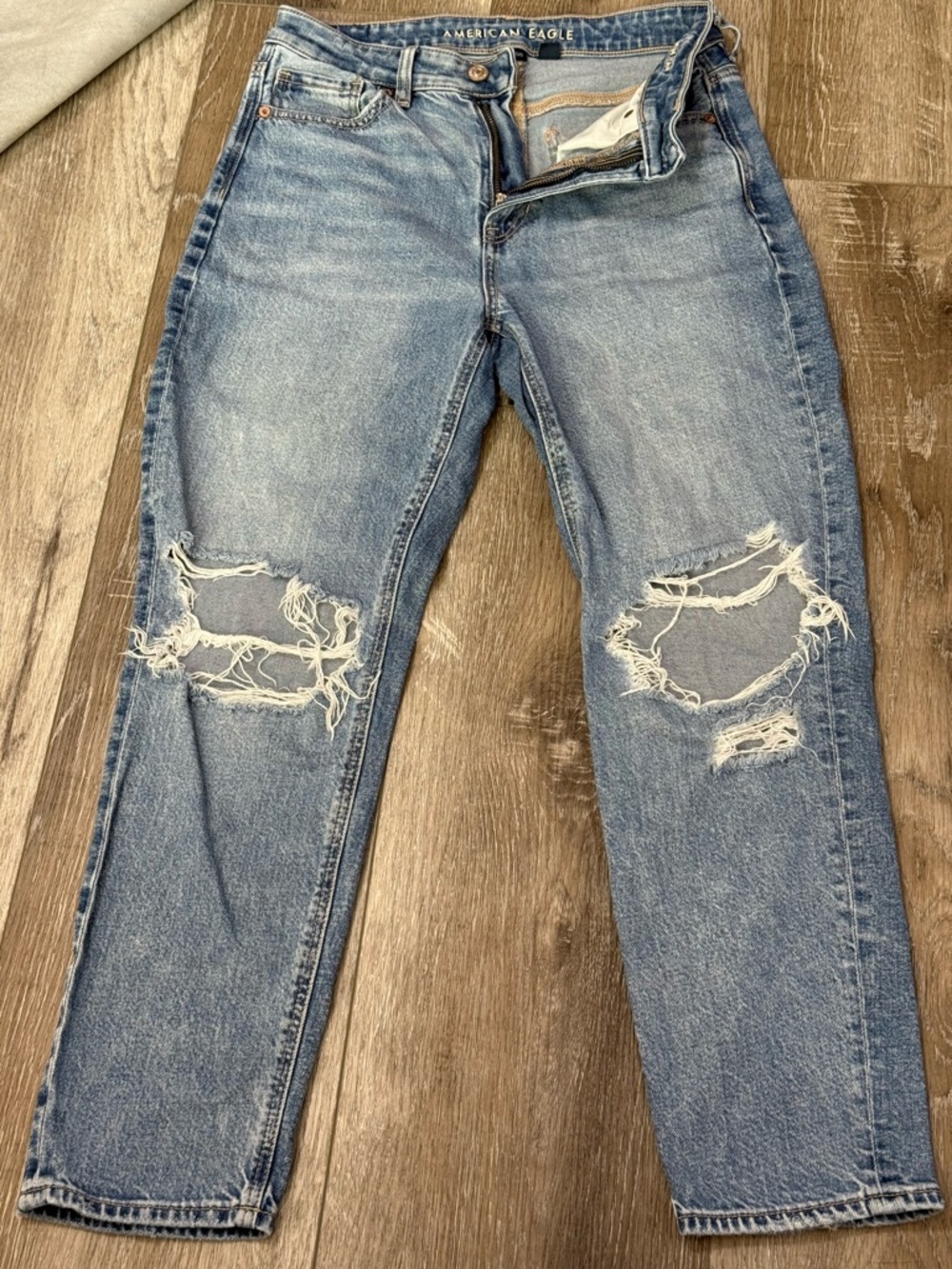 American Eagle Outfitters Strigid Curvy Mom Jeans